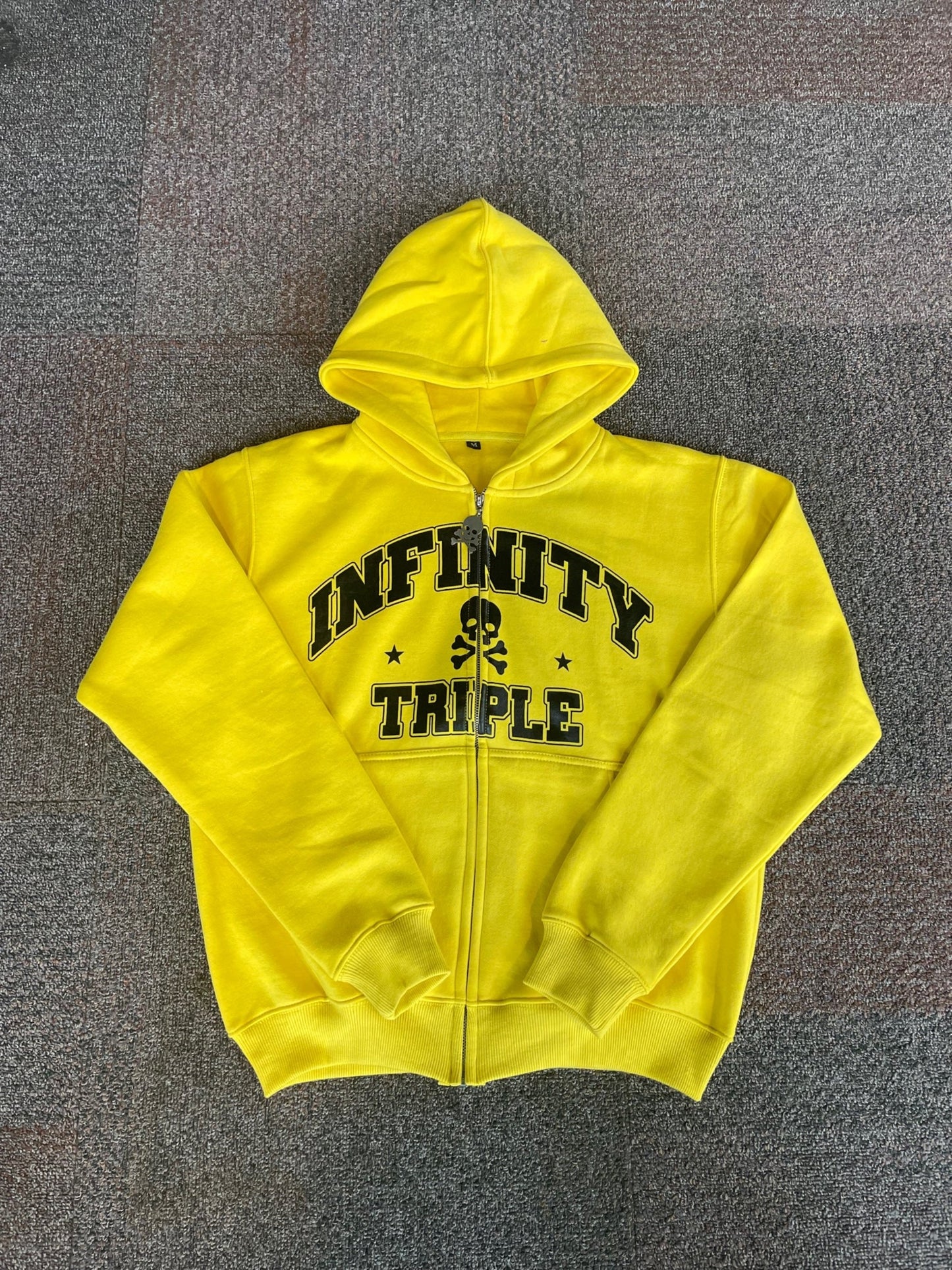 SKULL ZIP HOODIE