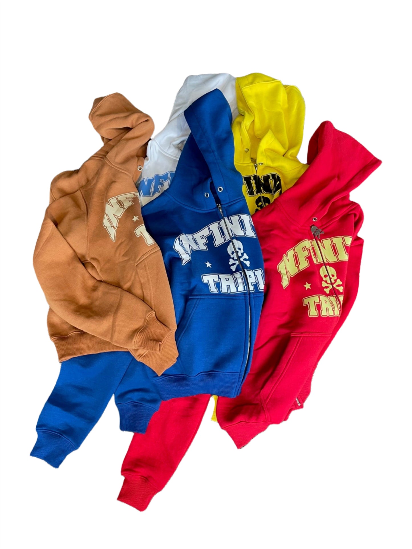 SKULL ZIP HOODIE
